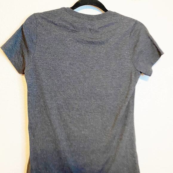 Pumpkin Spice Everything Gray Size Large Graphic Short Sleeve Slim T-Shirt - Picture 2 of 6